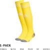 imageadidas Unisex Copa Zone Soccer Socks for Men and Women Over The CalfYellowWhite