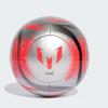 imageadidas Unisex Messi Club Soccer BallSilver MetallicLucid RedBlack