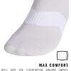 imageadidas Unisex Metro Soccer Socks for Men Women Youth Boys and Girls Team SportsTeam Light GreyWhite