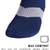 imageadidas Unisex Metro Soccer Socks for Men Women Youth Boys and Girls Team SportsTeam Navy BlueClear GreyWhite