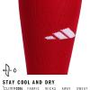 imageadidas Unisex Metro Soccer Socks for Men Women Youth Boys and Girls Team SportsTeam Power RedClear GreyWhite