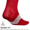 imageadidas Unisex Metro Soccer Socks for Men Women Youth Boys and Girls Team SportsTeam Power RedClear GreyWhite5