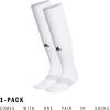 imageadidas Unisex Metro Soccer Socks for Men Women Youth Boys and Girls Team SportsWhiteClear GreyBlack5