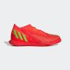 imageadidas Unisex Predator Edge3 Indoor Soccer Shoe  Kids Soccer CleatSolar RedSolar GreenBlack