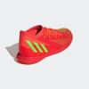 imageadidas Unisex Predator Edge3 Indoor Soccer Shoe  Kids Soccer CleatSolar RedSolar GreenBlack