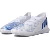imageadidas Unisex Predator Edge3 Indoor Soccer Shoe  Kids Soccer CleatWhiteBlueWhite