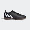 imageadidas Unisex Predator Edge4 in Sala Soccer Shoe  Kids Soccer CleatCore BlackWhiteVivid Red