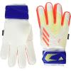 imageadidas UnisexAdult Match Fingersave Predator Goalie GlovesWhiteSolar RedBright Cyan