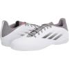 imageadidas UnisexAdult X Speedflow4 Indoor Soccer ShoeWhiteIron MetallicSolar Red