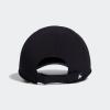 imageadidas UnisexChild Superlite Relaxed Adjustable Performance CapBlackWhite