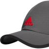 imageadidas UnisexChild Superlite Relaxed Adjustable Performance CapGrey SixBlackBright Red
