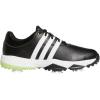 imageadidas UnisexChild Tour360 Little Big Kid Golf ShoeCore BlackFootwear WhitePulse Lime