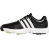 imageadidas UnisexChild Tour360 Little Big Kid Golf ShoeCore BlackFootwear WhitePulse Lime