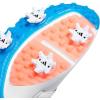 imageadidas UnisexChild Tour360 Little Big Kid Golf ShoeFootwear WhiteIron MetallicBlue Rush