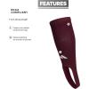 imageadidas Utility BaseballSoftball 7quot Stirrup Socks 1 PairTeam MaroonWhite2