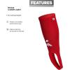 imageadidas Utility BaseballSoftball 7quot Stirrup Socks 1 PairTeam Power RedWhite2