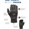 imageadidas Winter Performance Voyager 20 or GLORY Reflective Gloves with Multiple Touchscreen Conductivity Points BlackVoyager 20 BlackGray