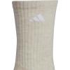 imageadidas Womens Athletic Cushioned Crew Socks with Arch Support 6Pack Durable MoistureWickingAlumina BeigeWhiteWonder Beige