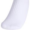 imageadidas Womens Cushioned Crew Socks with Arch Compression 3 PairsWhiteClear Onix Grey