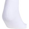 imageadidas Womens Cushioned Quarter Socks 3Pair with Arch CompressionWhiteClear Onix Grey