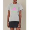 imageadidas Womens Girls on The Run TShirtMedium Grey Heather