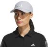 imageadidas Womens Influencer 3 Relaxed Strapback Adjustable Fit HatGrey TwoSemi Green Spark