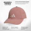 imageadidas Womens Influencer 3 Relaxed Strapback Adjustable Fit HatWarm Clay PinkWonder Alumina Grey