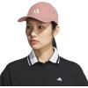 imageadidas Womens Influencer 3 Relaxed Strapback Adjustable Fit HatWarm Clay PinkWonder Alumina Grey