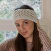 imageadidas Womens Lifestyle Knit Headband  Soft Winter Ear Warmer BlackGreyWhiteFuzzy