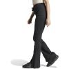 imageadidas Womens Lounge Ribbed Flared Leg PantsBlack