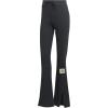 imageadidas Womens Lounge Ribbed Flared Leg PantsBlack