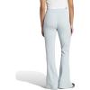 imageadidas Womens Lounge Ribbed Flared Leg PantsWonder Blue