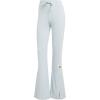 imageadidas Womens Lounge Ribbed Flared Leg PantsWonder Blue