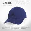 imageadidas Womens Must Have Medium Crown Structured Adjustable Fit Strapback HatDark BlueGreyWhite