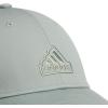 imageadidas Womens Must Have Medium Crown Structured Adjustable Fit Strapback HatSilver GreenGreyWhite