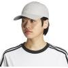 imageadidas Womens Must Have Medium Crown Structured Adjustable Fit Strapback HatWonder Alumina GreyGreyWhite
