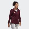imageadidas Womens QuarterZip Fleece SweatshirtTeam Maroon  White