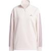 imageadidas Womens QuarterZip Fleece SweatshirtWonder Quartz