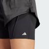 imageadidas Womens Standard Power Aeroready Twoinone ShortsBlackWhite