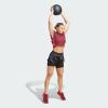 imageadidas Womens Standard Power Aeroready Twoinone ShortsBlackWhite