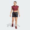 imageadidas Womens Standard Power Aeroready Twoinone ShortsBlackWhite