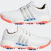 imageadidas Womens Tour 360 22 Golf ShoeFootwear WhiteSilver MetallicTurbo