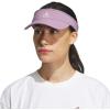 imageadidas Womens Visor  Match Athletic Clipon Sun Hat for Sport ampamp TrainingPreloved Fig PurplePutty Mauve Pink