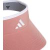imageadidas Womens Visor  Match Athletic Clipon Sun Hat for Sport ampamp TrainingWarm Clay PinkWhite20