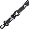 imageadidas unisexadult Lanyard for Keys Id Badge Holder Keychain With Breakaway Buckle20 Black