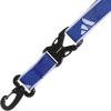 imageadidas unisexadult Lanyard for Keys Id Badge Holder Keychain With Breakaway Buckle20 Royal Blue