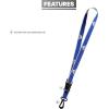 imageadidas unisexadult Lanyard for Keys Id Badge Holder Keychain With Breakaway BuckleTeam Royal BlueWhite