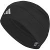 imageAdidas Alphaskin Beanie  Performance Workout Skull CapBlackSilver Reflective F23