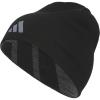 imageAdidas Mens Reversible Skully Beanie  Standard Fit Winter Hat Skull CapBlackBlackgrey Six MarlGreySkully