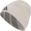 imageAdidas Mens Reversible Skully Beanie  Standard Fit Winter Hat Skull CapGreyWonder AluminaSkully